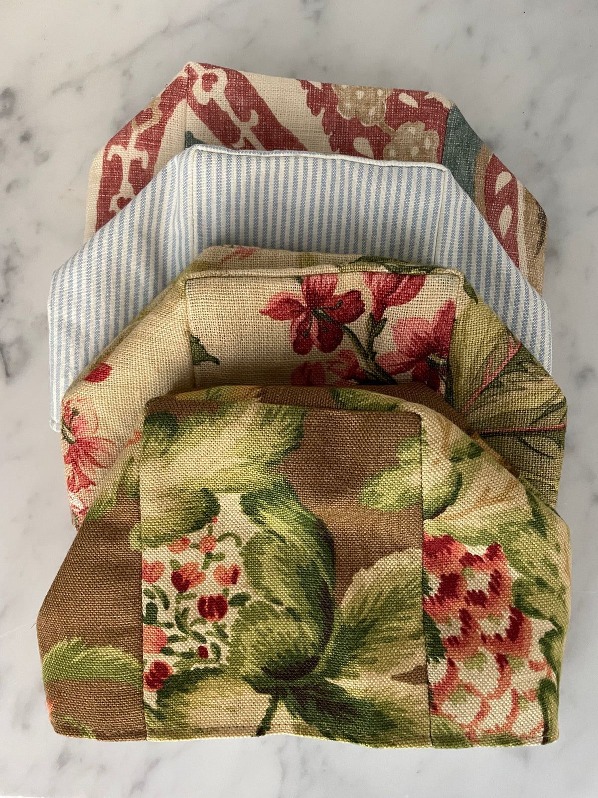 Square Tissue Box Cover - Shelton Floral
