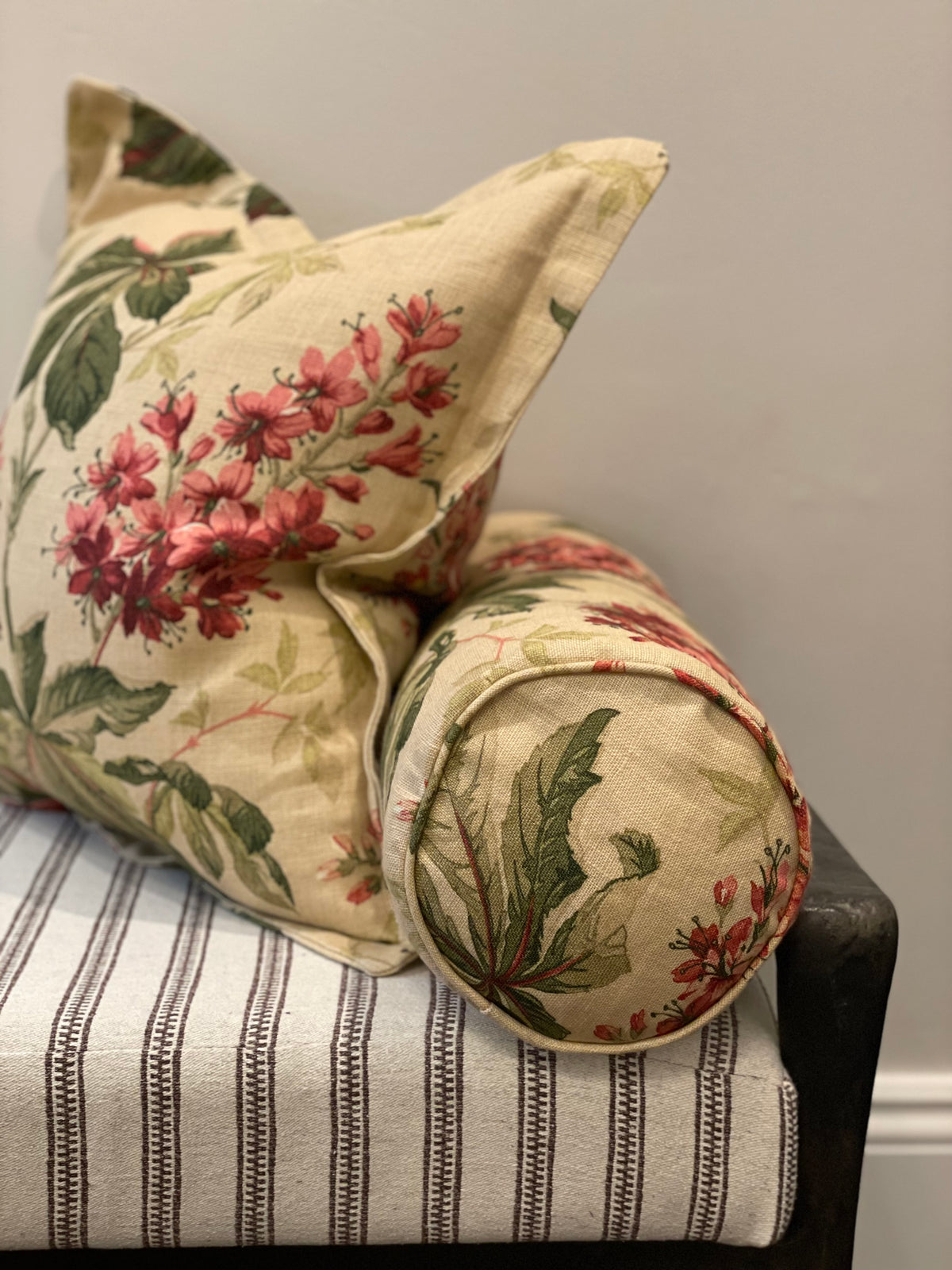 Cushion in Chestnut Flower
