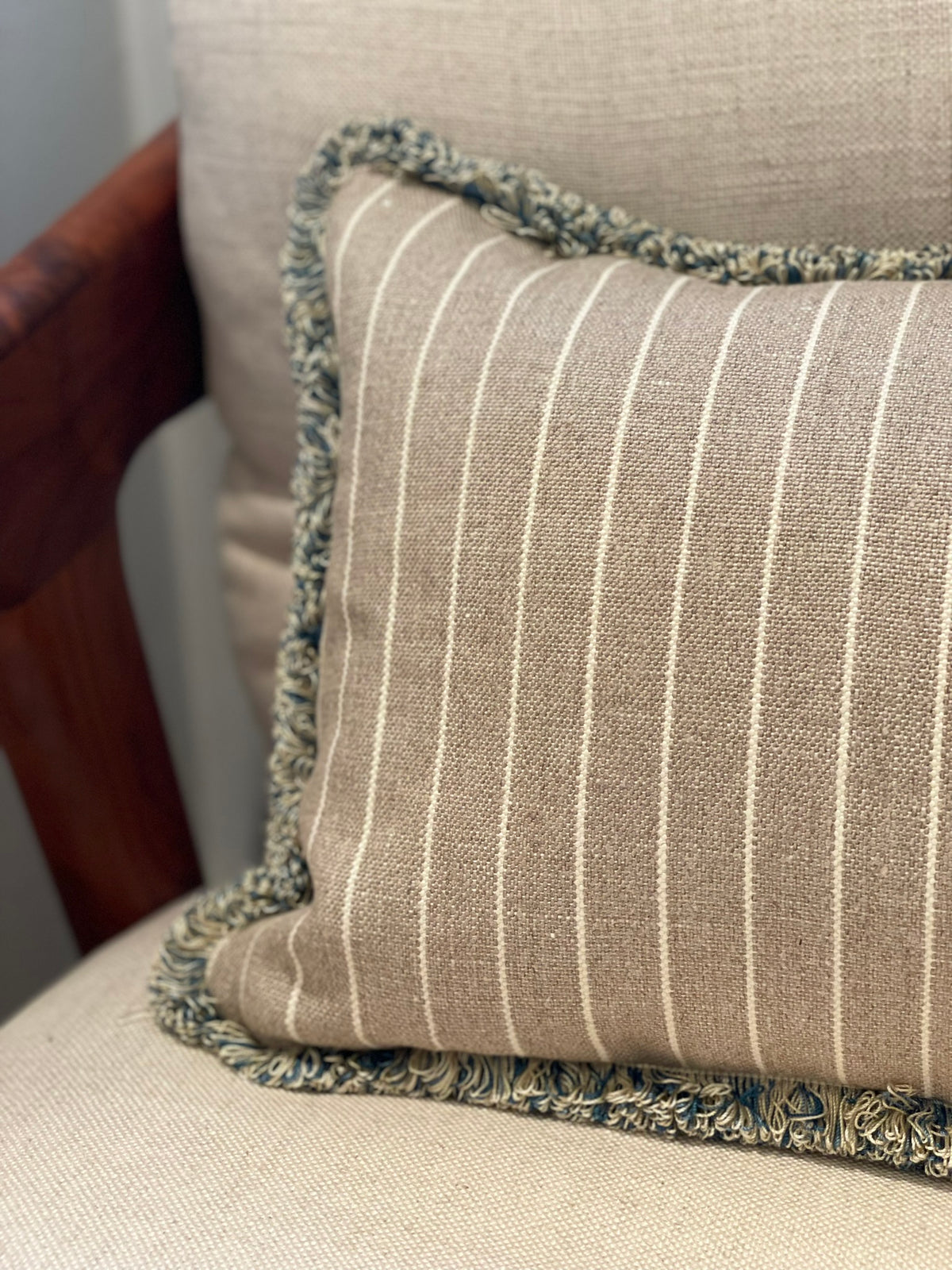 Lumbar Cushion in Club Stripe
