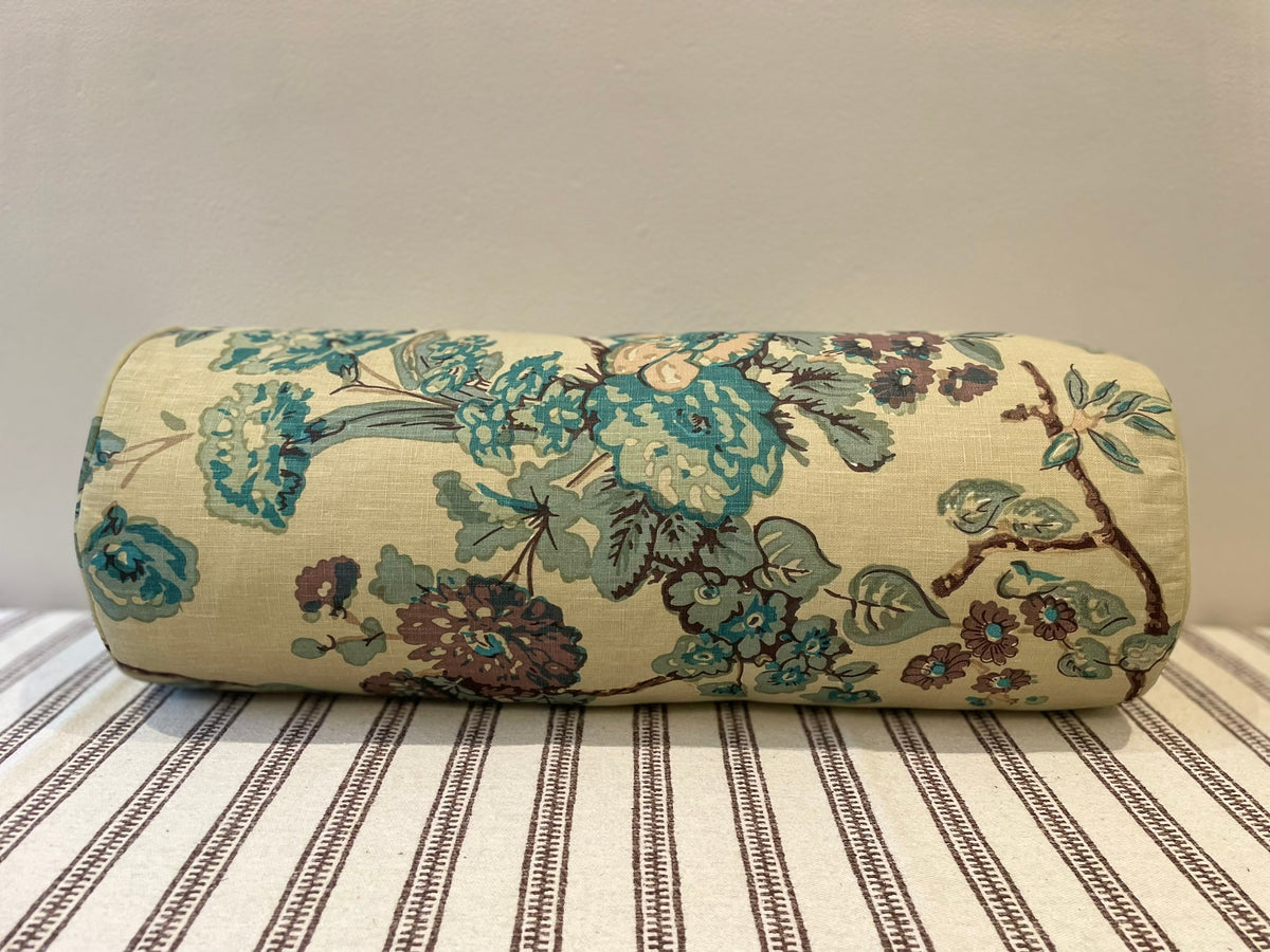 Bolster in Sage Floral