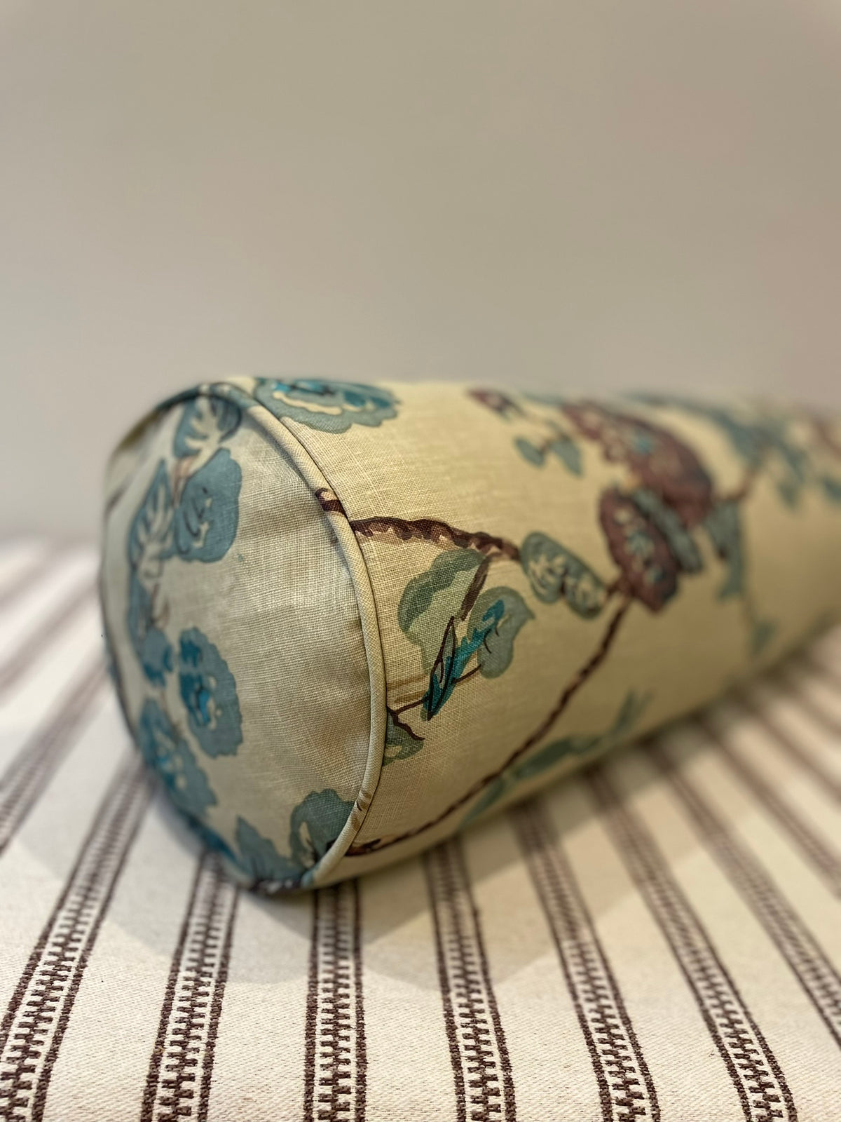 Bolster in Sage Floral