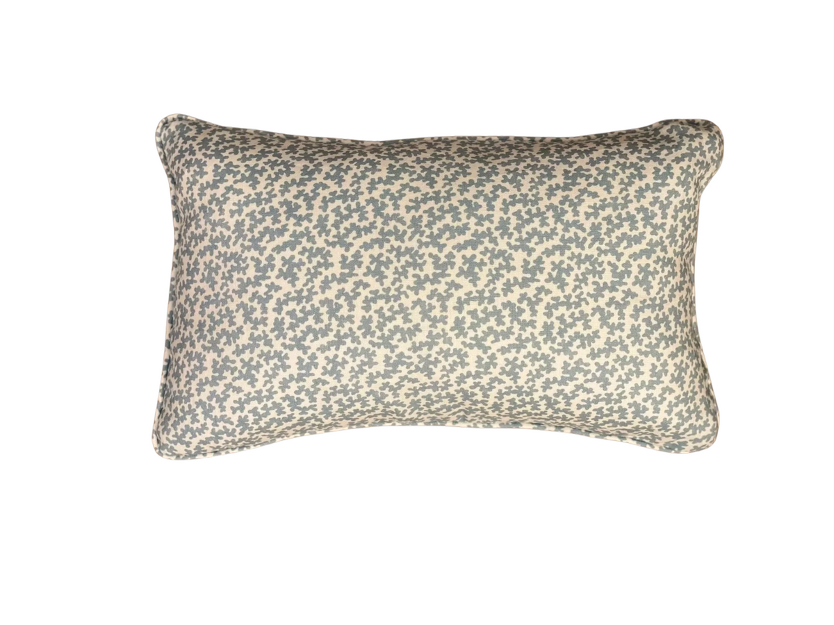 Lumbar Cushion in Seaweed Linen