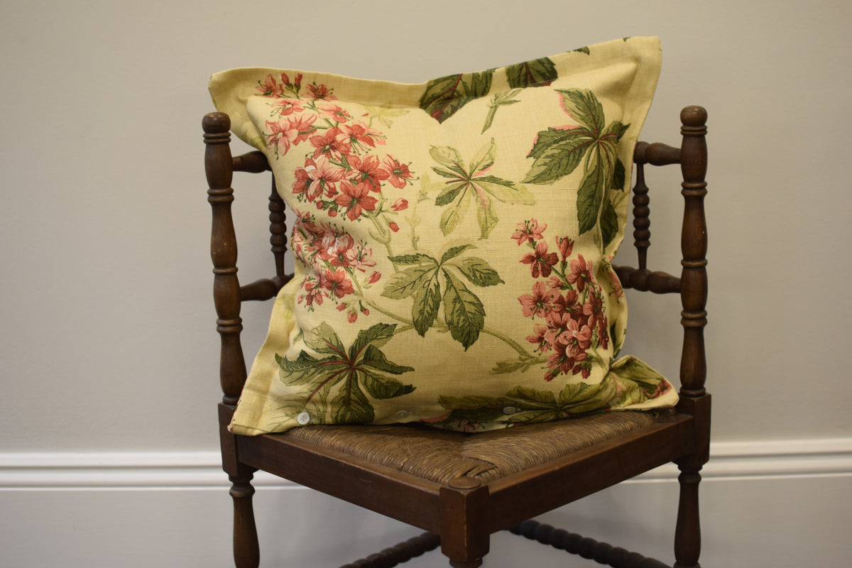 Cushion in Chestnut Flower