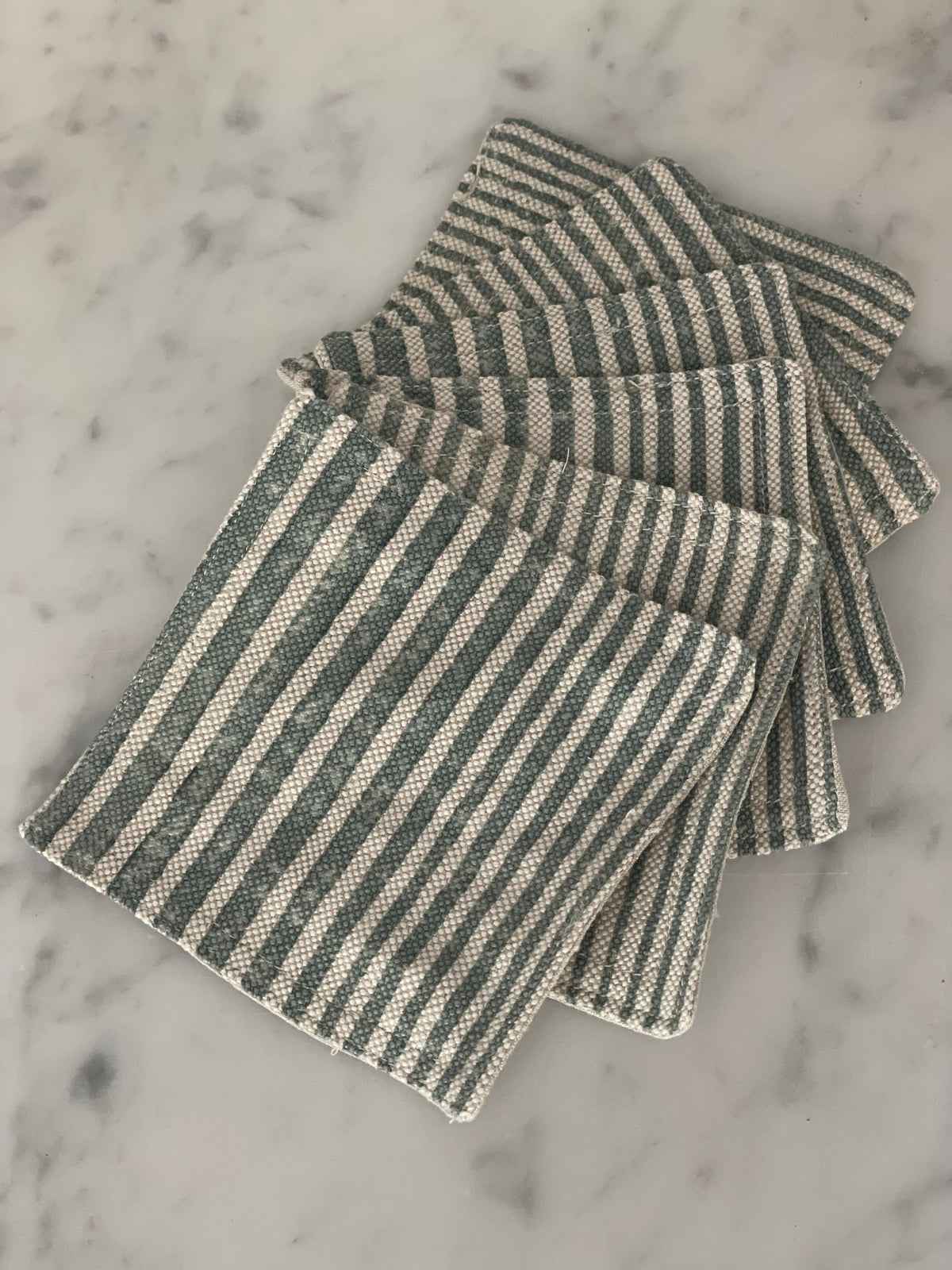 Set of 6 Linen Coasters