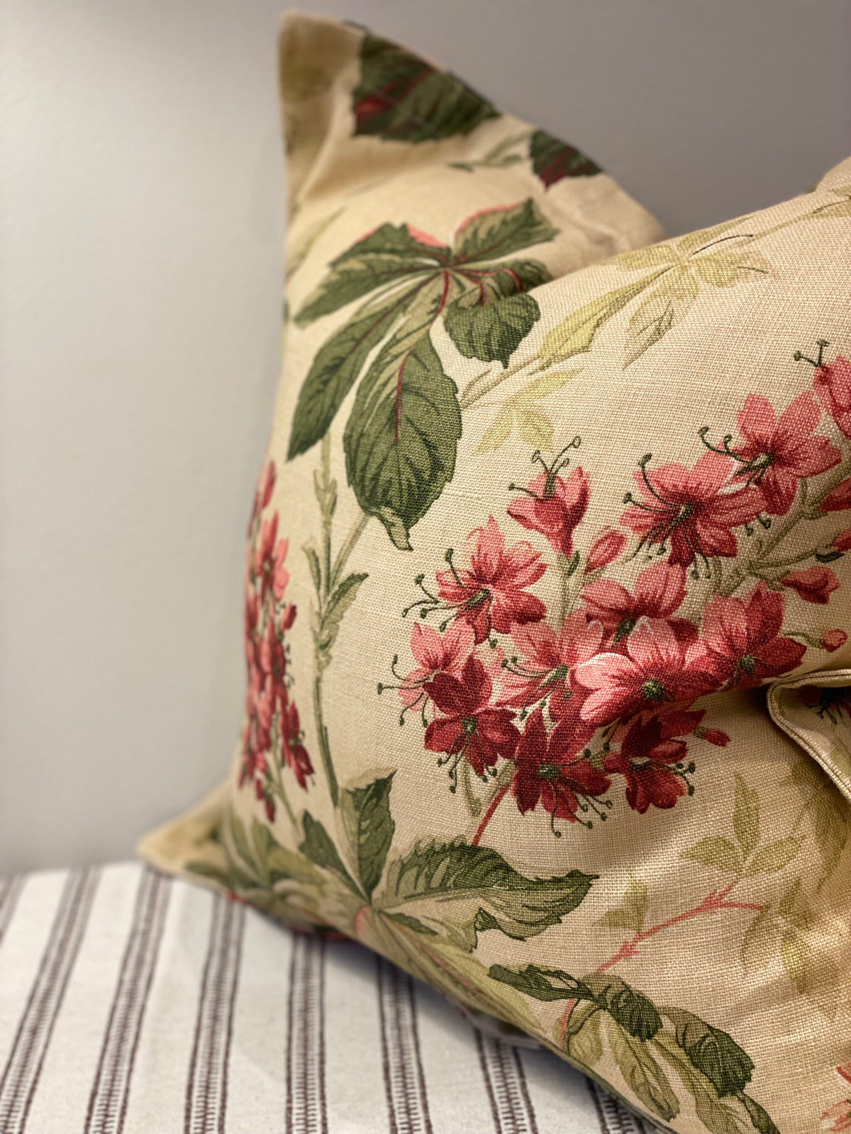 Cushion in Chestnut Flower