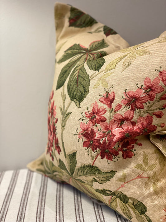 Cushion in Chestnut Flower