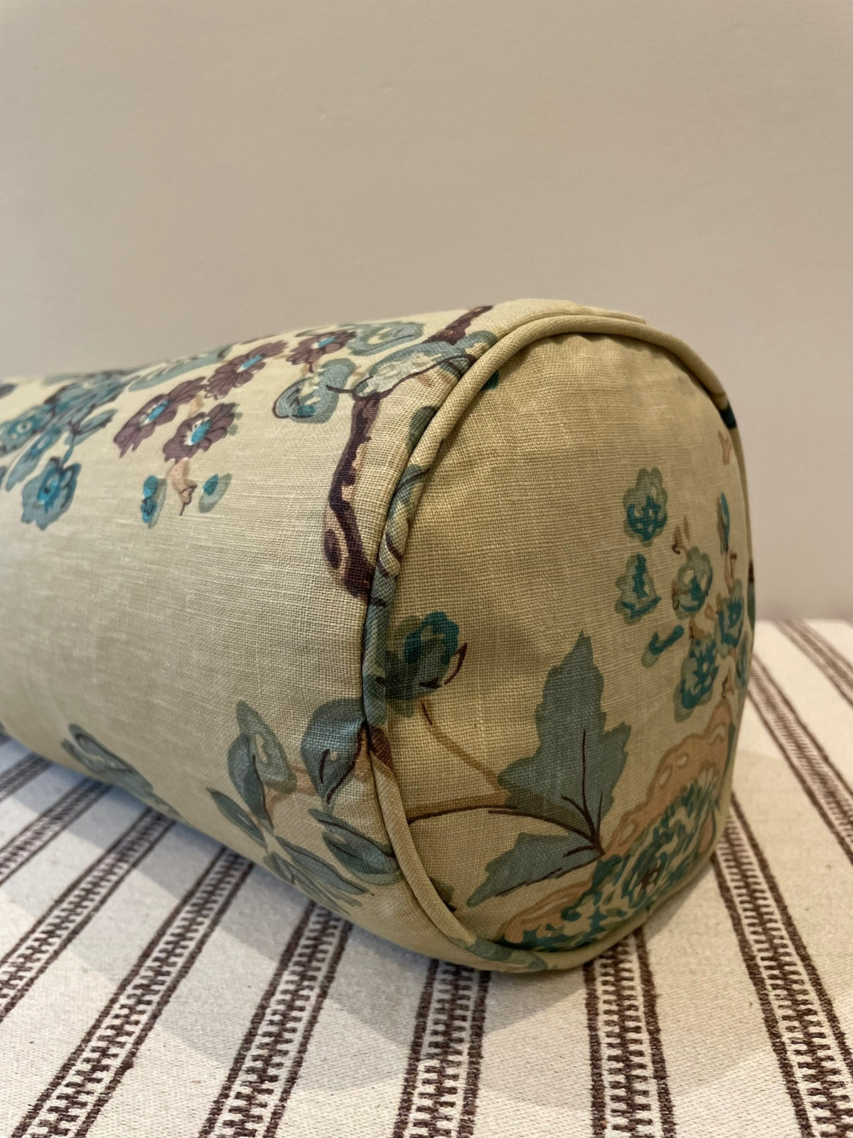 Bolster in Sage Floral