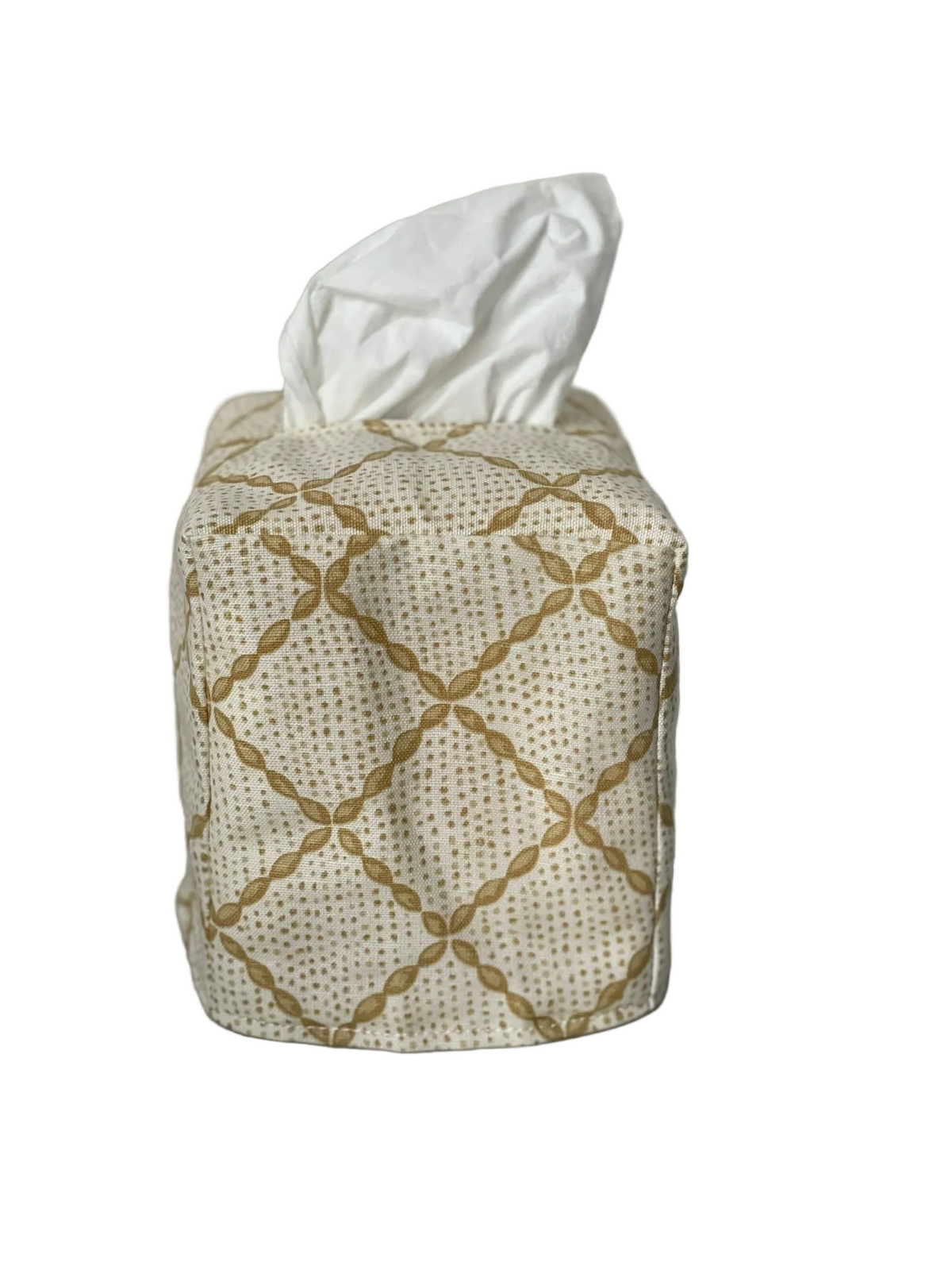 Square Tissue Box Cover - Trellis