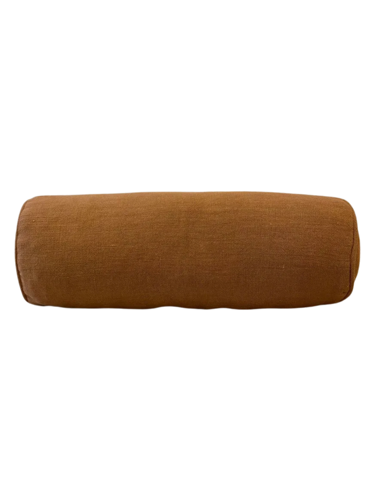 Bolster in Copper Linen